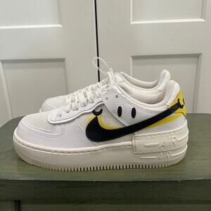 New Nike Air Force 1 Low Shadow "Go The Extra Smile" White Size 6 DO5872-100